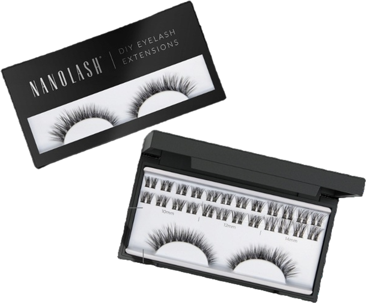 Sztuczne rzęsy Nanolash Eyelash w kępkach Fantasy 36 szt (5905669547833) - obraz 1