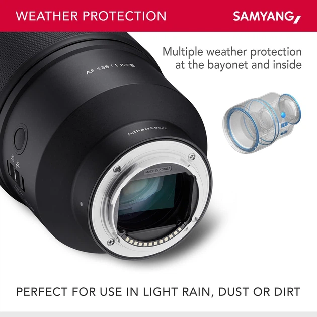 Об'єктив Samyang AF 135 mm F1.8 для Sony FE Factory Recertified g2 - зображення 4