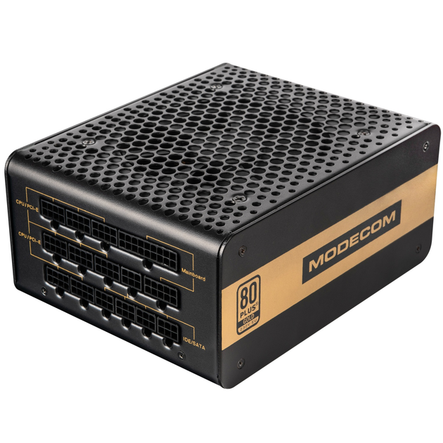 Блок питания для ПК 850W Modecom VOLCANO 850 GOLD 120mm MODULAR 80+ Gold Black (ZAS-MC92-SM-850-ATX-VOLCA) - изображение 1