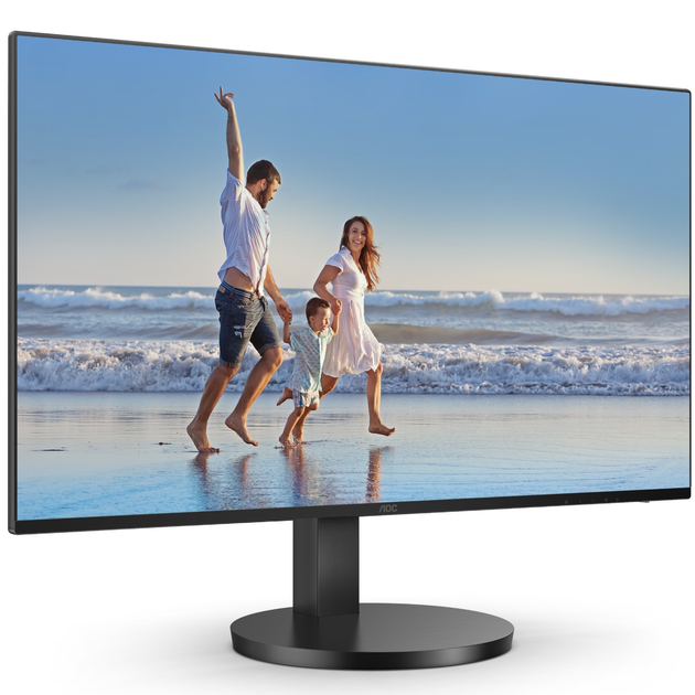 Монитор TFT 27" AOC IPS 100Hz 1ms HDMI USB-C USB-hub HAS колонки Black (27B3CF2) - изображение 2