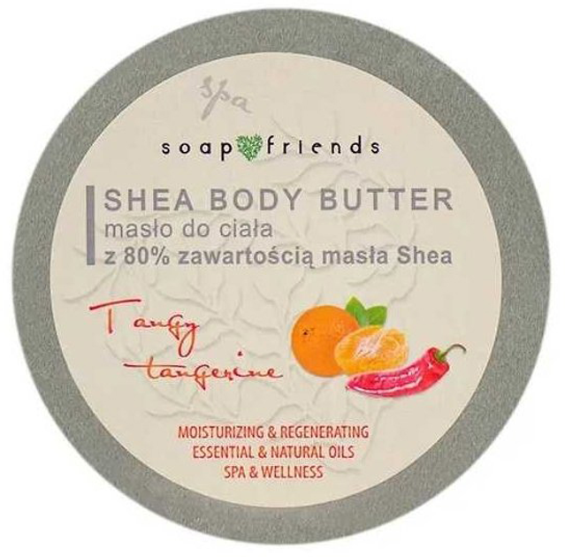 Masło do ciała Soap&Friends 80% Shea Tangy Mandarynka 200 ml (5903031208498) - obraz 1