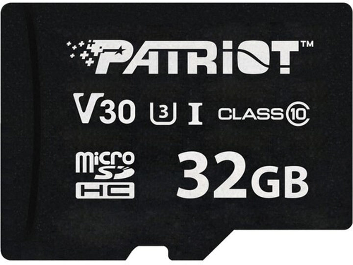 Карта пам'яті Patriot VX Series microSDHC UHS-I 32GB Class 10 (PSF32GVX31MCH) - зображення 1