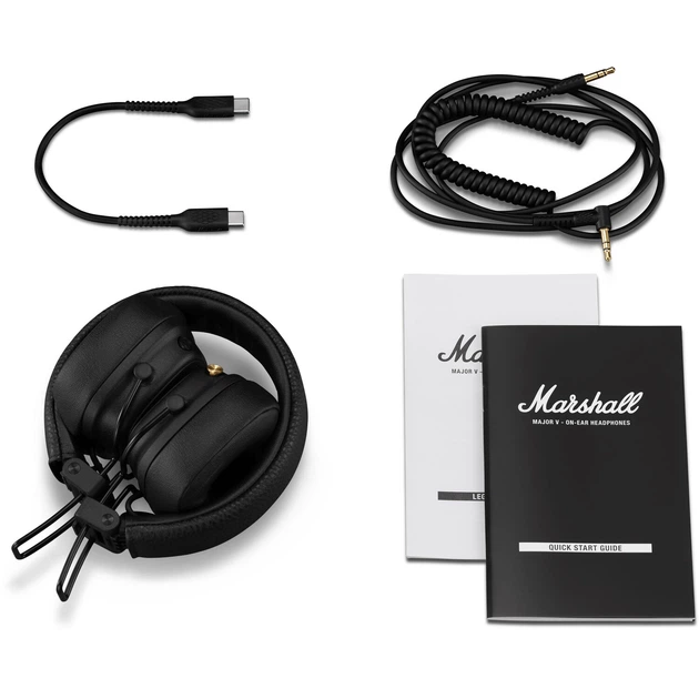 ヘッドフォン+イヤフォン MARSHALL MAJOR V Black Наушники беспроводные Marshall Major V Black (1006832) купить в