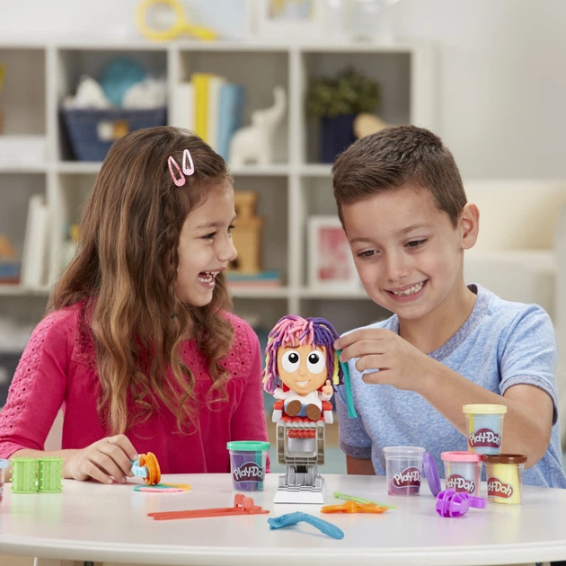 Ігровий набір Hasbro Play-Doh Божевільні зачіски (F1260) (271865836) - зображення 4