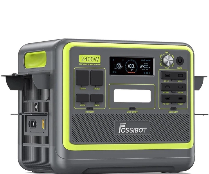 【FaB】Portside Exchange GF 2枚セット Портативна зарядна станція Fossibot F2400 2400W 2048Wh Green