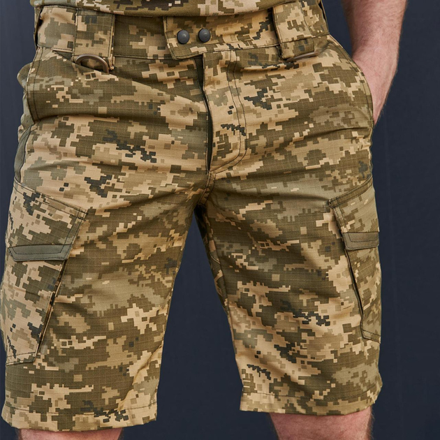 Мужские шорты Gepard рип-стоп с D-кольцами пиксель размер M - изображение 2