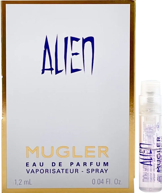 Акція на Пробник Парфумована вода для жінок Mugler Alien 1.2 мл (3439602800379/3439600056938) від Rozetka