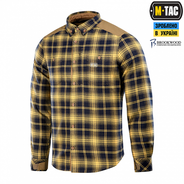 Рубашка M-Tac Redneck Shirt Navy Blue/Yellow 2XL/L - изображение 1