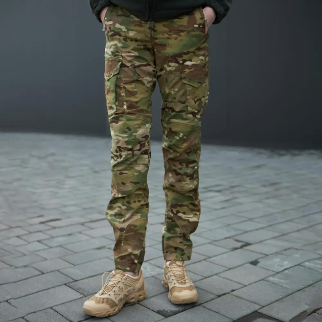 Жіночі штани з манжетами Military ріп-стоп мультикам розмір 2XS - зображення 2