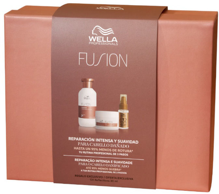Набір Wella Professionals Fusion для відновлення волосся Шампунь 250 мл + Маска 150 мл + Олія 30 мл (4064666805115) - зображення 1