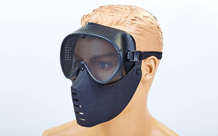 Маска защитная для пейнтбола Zelart Mask 5550 черный - изображение 2