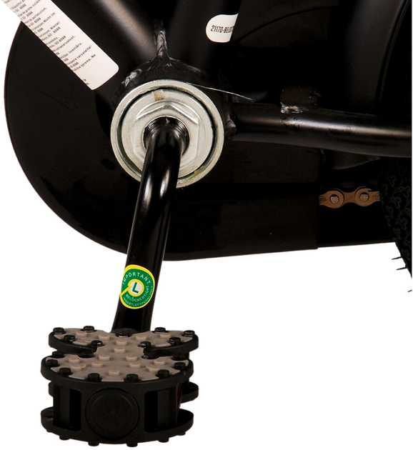 Rower dziecięcy Volare Thombike 12 Czarno-niebieski (8715347211706) - obraz 4