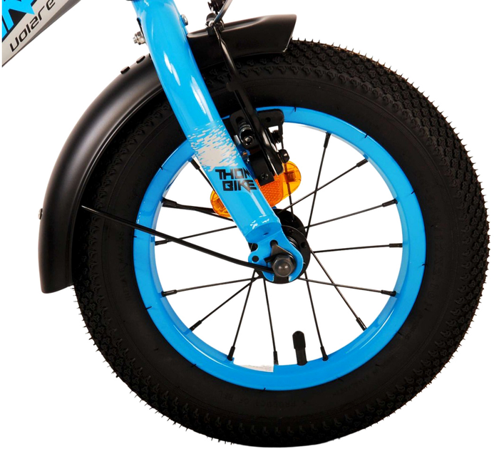 Rower dziecięcy Volare Thombike 12 Czarno-niebieski (8715347211706) - obraz 7