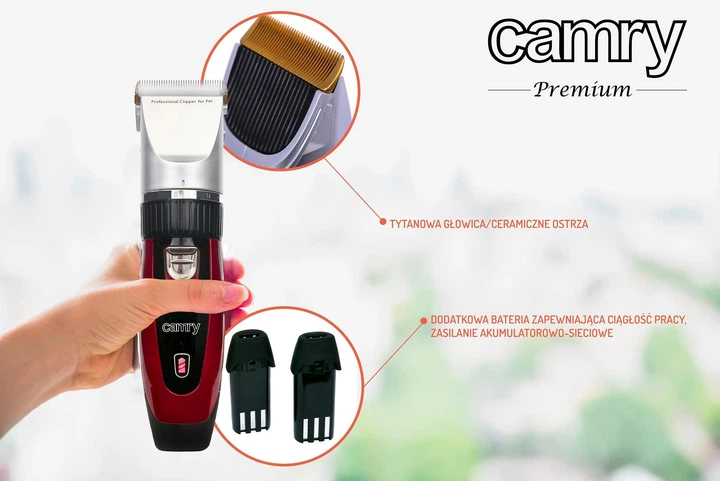 Машынка для стрижки животных Camry CR 2821 ( Польща ) - изображение 11