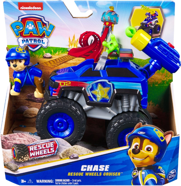 Транспортний засіб Spin Master Paw Patrol Rescue Wheels Themed Vehicles Chase (778988452820) - зображення 1