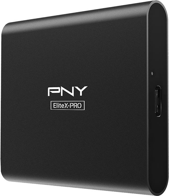 Dysk SSD PNY Portable EliteX-Pro 500GB USB 3.2 Type-C Gen 2x2 Black (PSD0CS2260-500-RB) External - obraz 2