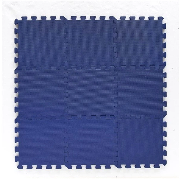 Mata do zabawy BabyDan 9 elementów Niebieska (5705548046569) - obraz 3