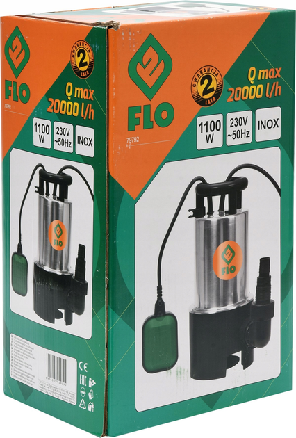 Занурювальний Насос Для Брудної Води 1100 Вт FLO (79792) - зображення 5