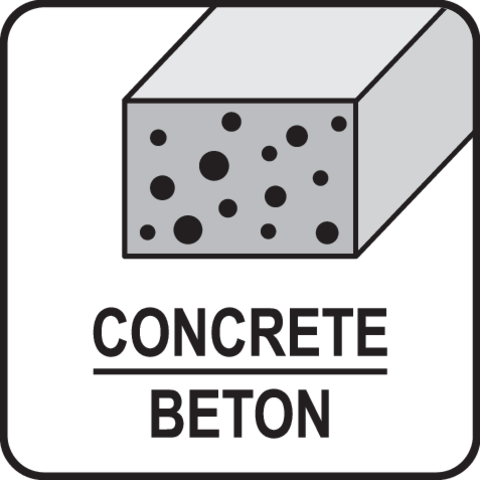 Wiertło koronowe do betonu YATO 68 x 280 mm z prowadnicą, uchwytem SDS+, monolityczne (YT-44033) - obraz 6