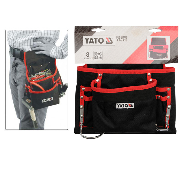Сумка Поясная Для Инструментов (8 карманов) YATO® YT-7410 - изображение 5