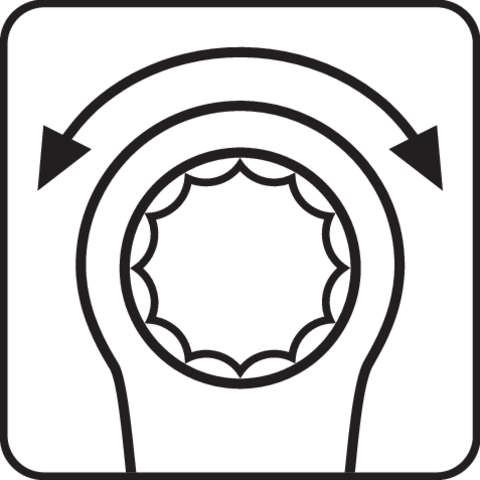 Ключ торцевий YATO з тріскачкою двосторонній 10-13-17-19 мм (YT-4945) - зображення 2
