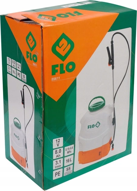 Аккумуляторный Опрыскиватель 16 л (12 В) FLO (89611) - изображение 8