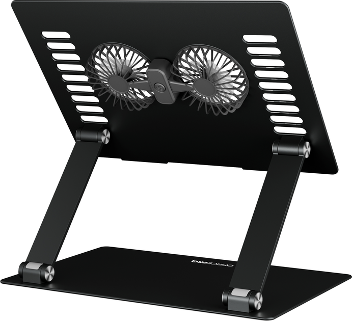 Охолоджуюча підставка для ноутбука OfficePro LS122B Aluminum alloy Black - зображення 5