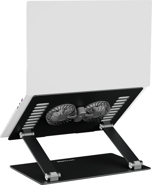 Охолоджуюча підставка для ноутбука OfficePro LS122B Aluminum alloy Black - зображення 2