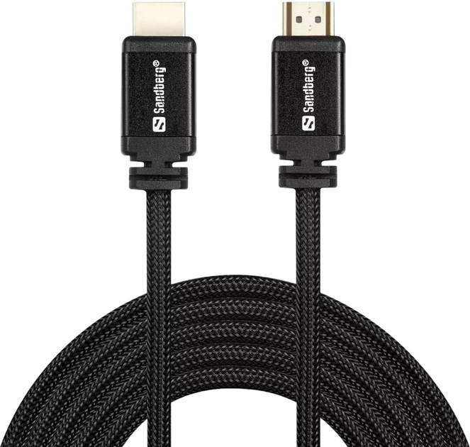 Kabel Sandberg HDMI - HDMI 5 m Black (5705730509001) - obraz 2