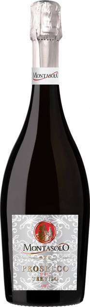 Вино ігристе MONTASOLO Prosecco Doc Treviso Brut біле брют 0.75 л 11% (8000555200643) - зображення 1