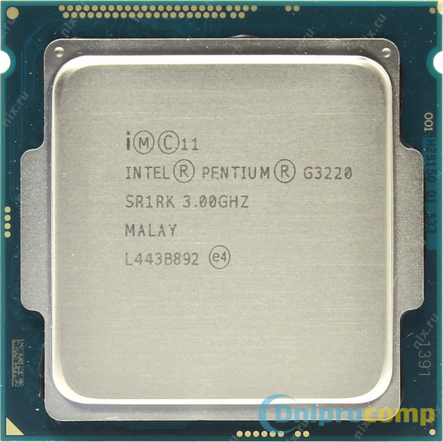 Intel Pentium G3220 3.0 Ghz Haswell Процесор Intel Pentium G3220 3.0 GHz/3M Б/в – фото, отзывы