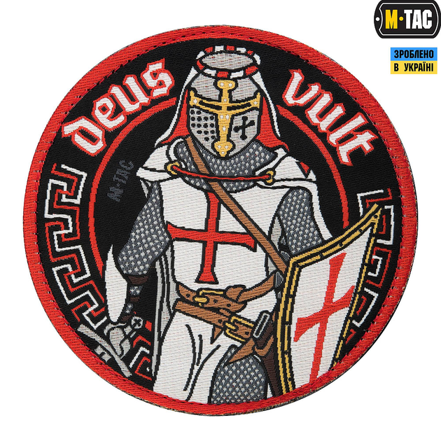 M-Tac нашивка Deus Vult (жаккард) - изображение 1