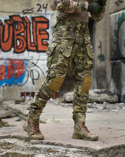 Військові літні штани зі знімними наколінниками Мультикам 2XL - зображення 2