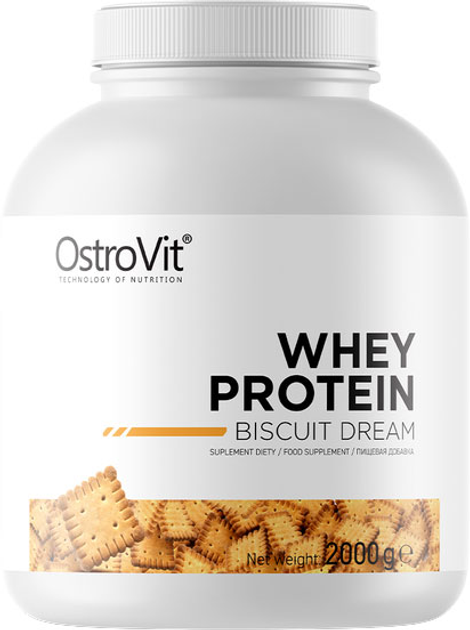 Protein OstroVit Whey Protein 2000 g Biała czekolada (5902232613346) - obraz 1