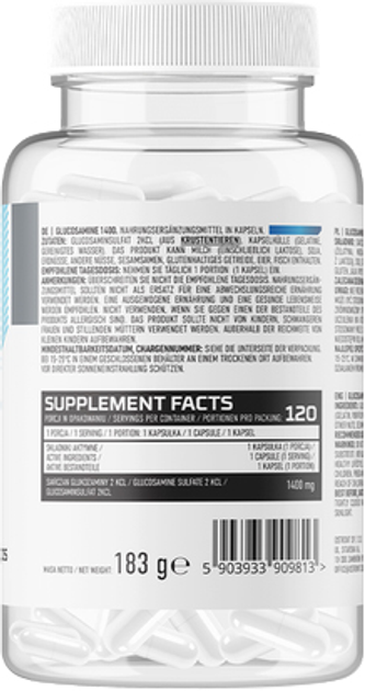 Дієтична добавка OstroVit Glucosamine 1400 мг 120 капсул (5903933909813) - зображення 2