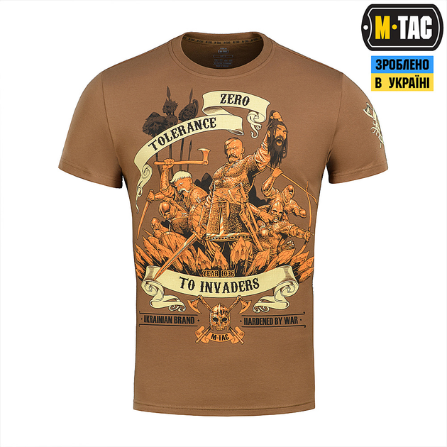 Футболка M-Tac Zero Tolerance Coyote Brown 2XL - изображение 2