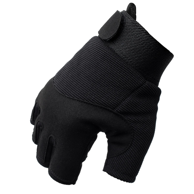 Рукавиці тактичні розмір L MIL-TEC Army Fingerless Gloves Чорні (12538502-XL) - изображение 2