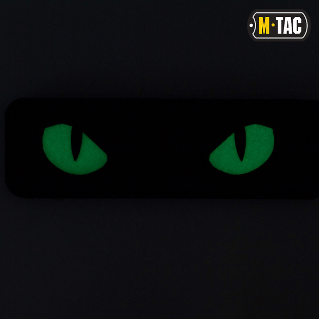 M-Tac нашивка Cat Eyes Laser Cut Ranger Green/GID - изображение 2