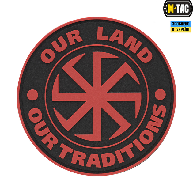 Нашивка M-Tac Our Land PVC Red - изображение 1