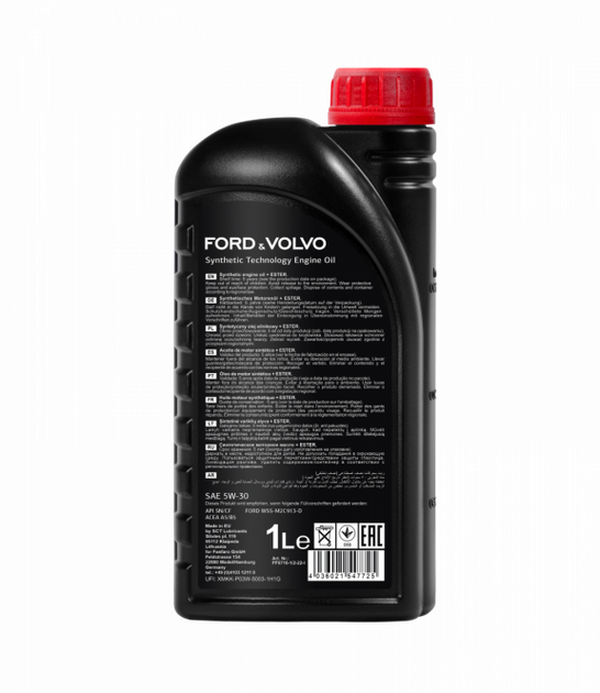 Моторное масло Fanfaro 6716 5W-30 for Ford / Volvo 1 л (FF6716-1) - Фото 5 Моторное масло Fanfaro 6716 5W-30 for Ford / Volvo 1 л (FF6716-1) - изображение 5