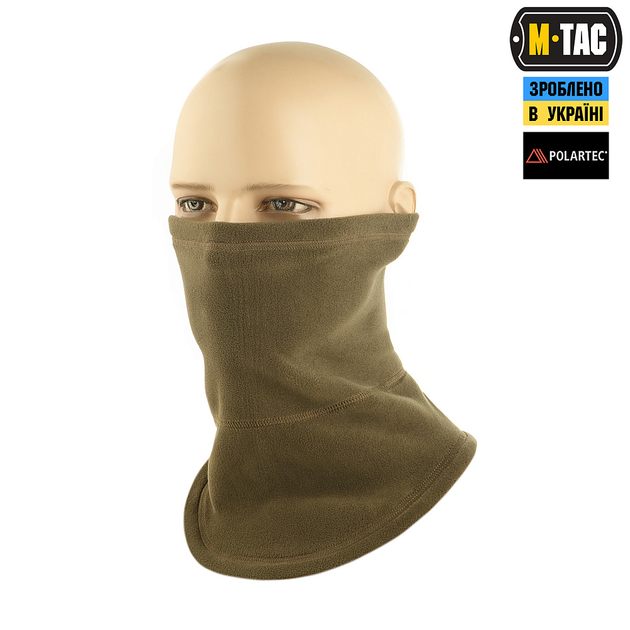 Шарф-труба M-Tac анатомический Polartec Dark Olive S/M - изображение 1