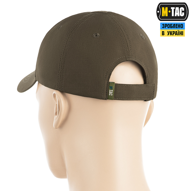 Бейсболка M-Tac Elite Flex рип-стоп Dark Olive L/XL - изображение 2