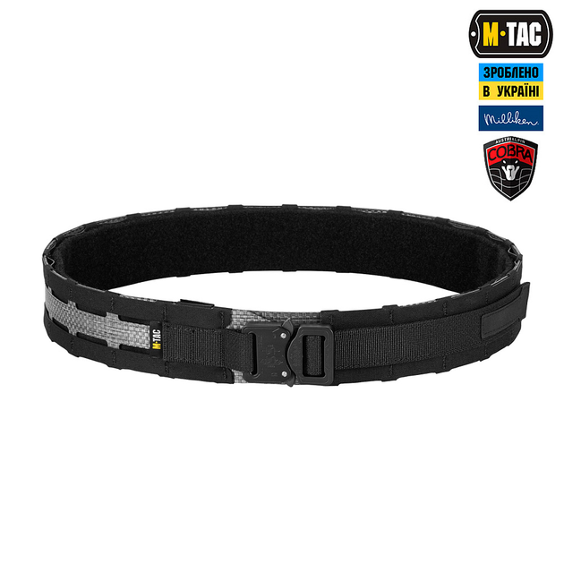 Ремень M-Tac Tiger Belt Cobra Buckle Black XL/2XL - изображение 1