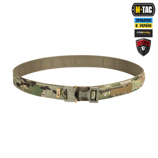 Ремень M-Tac Cobra Buckle Tactical Belt Laser Cut Multicam 3XL - изображение 2