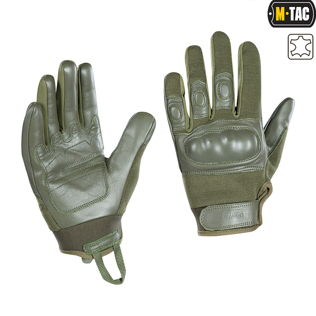 Перчатки M-Tac Assault Tactical Mk.4 Olive M - изображение 1