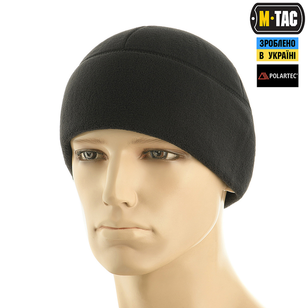 Шапка M-Tac Watch Cap фліс Polartec Black L - зображення 1