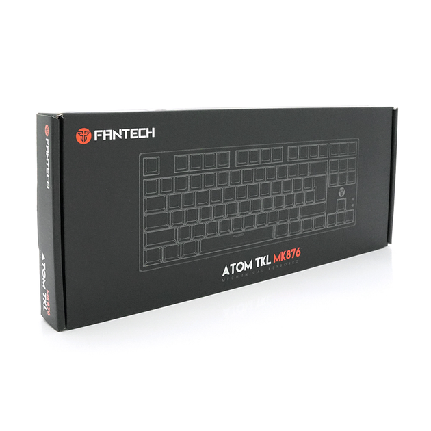 Клавиатура USB Fantech ATOM MK876, (Eng), Black(red switch), 87к, Q10 - изображение 2