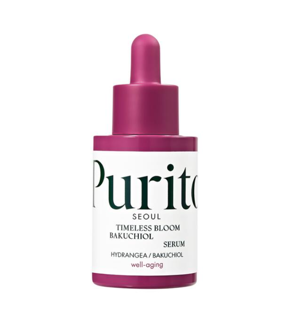 Сыворотка восстанавливающая с бакучиолом Purito Seoul Timeless Bloom Bakuchiol Serum 30ml - Фото 1 Сыворотка восстанавливающая с бакучиолом Purito Seoul Timeless Bloom Bakuchiol Serum 30ml - изображение 1