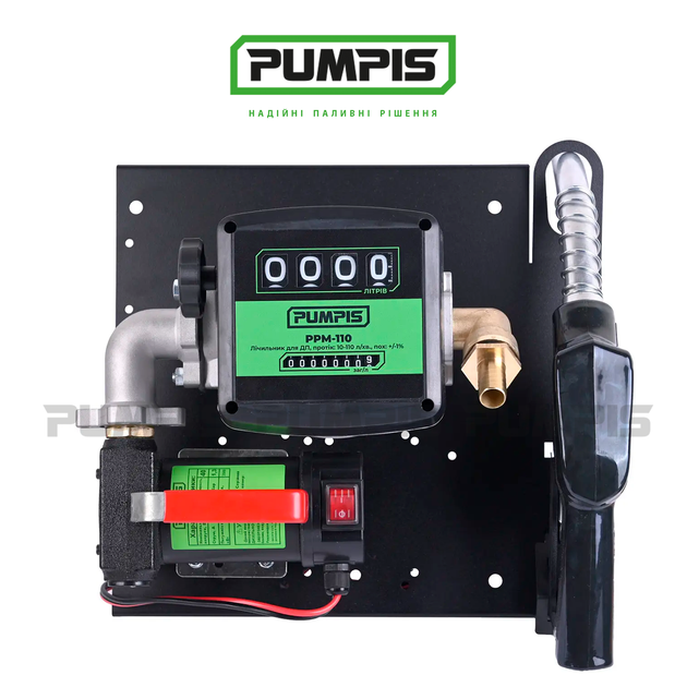 Заправна станція, міні АЗС для дизельного палива PUMPIS MINI 12-40, 12 В, 40 л/хв - зображення 2