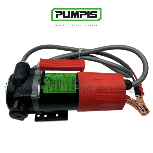Насос для перекачування дизельного палива PUMPIS 24-80, 24 В, 80 л/хв - зображення 2